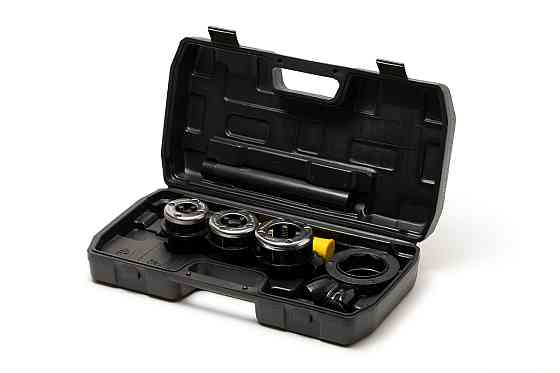 MASTERTOOL Клуп трубний для нарізання різьби MASTERTOOL BSPT ½"/¾"/1" набір 3 шт 14-1402 Коломия