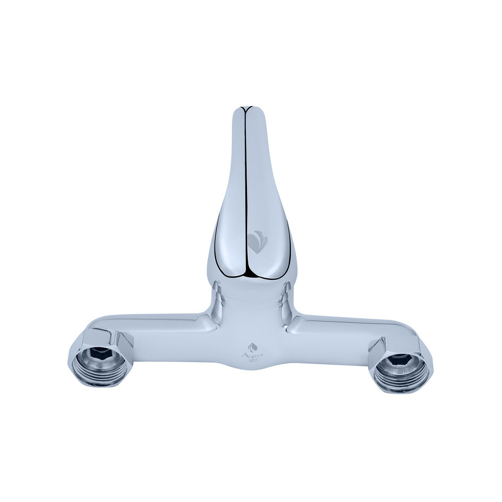 Змішувач для ванни Agua Leon - C060 з душовим гарнітуром, хром Київ - фото 3
