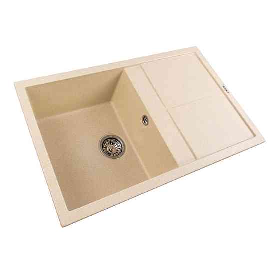 PLATINUM Гранітна мийка для кухні Platinum 7950 Selena матова Пісок Київ