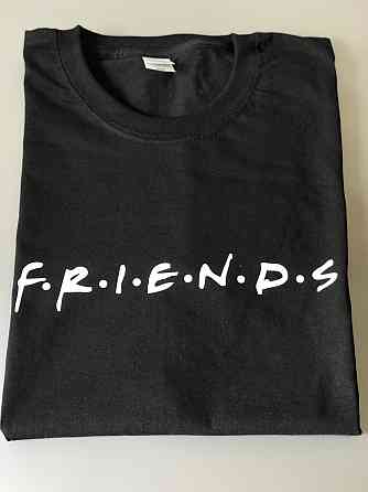 Женская\Мужская футболка 100% хлопок с надписью FRIENDS Черновцы