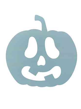 Трафарет тыквы на Хэллоун 20 на 16 см серый Киев