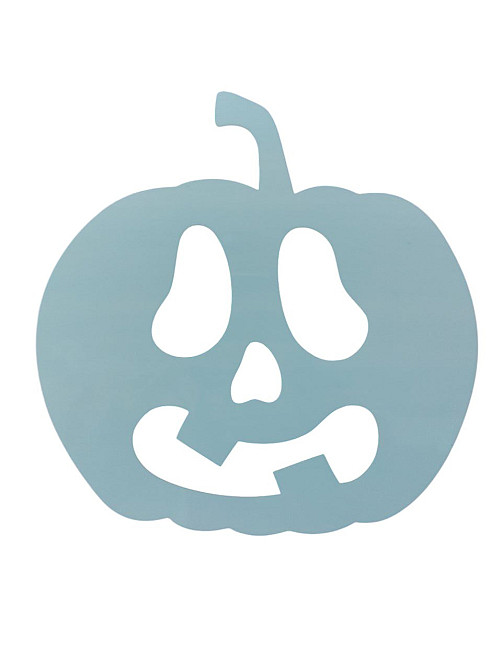 Трафарет тыквы на Хэллоун 20 на 16 см серый Киев - изображение 2