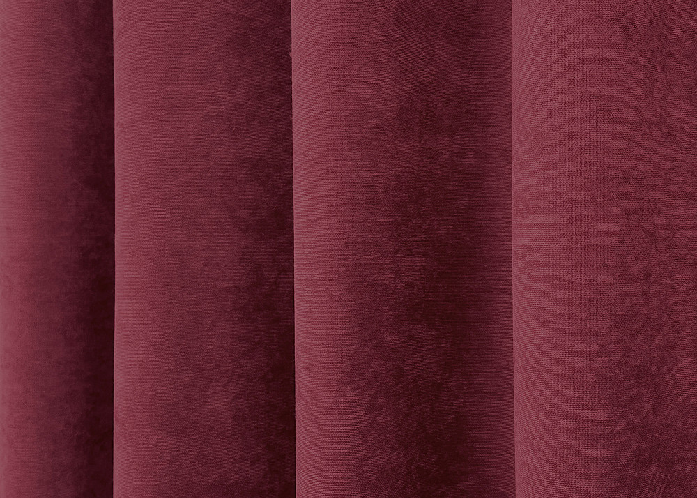 Комплект готових штор VR-Textil Мікровелюр Petek YL № 1712ш Бордовий 150х295 см 2 шт (33-0608) Київ - фото 7