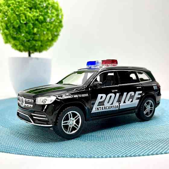 Машина Автосвіт Mercedes gls інерційна відчиняються двері 16.5 см Чорна (AP-1957) Чернігів