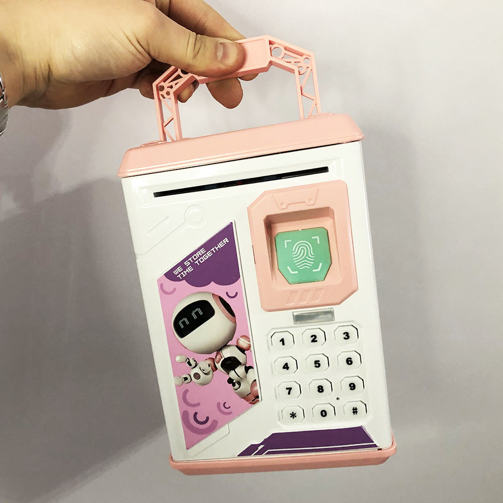 Копилка с отпечатком пальца, Копилка с электронным кодом и отпечатком пальца Детский сейф UV-65 Львов - изображение 3