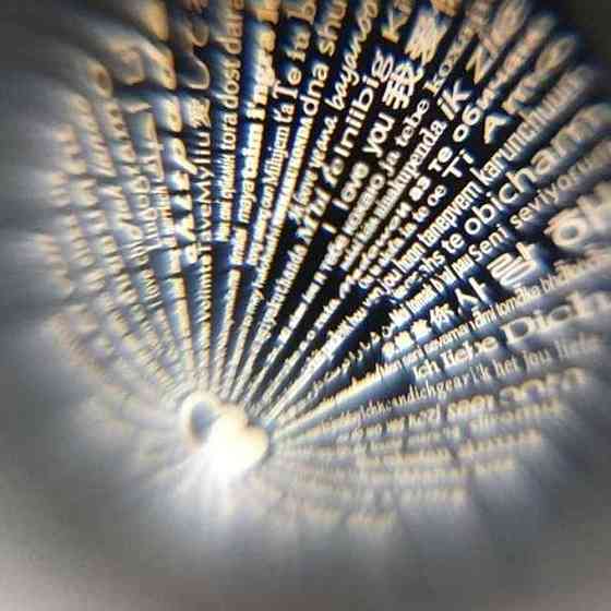 Кулон I Love you на 100 мовах світу SBR Київ