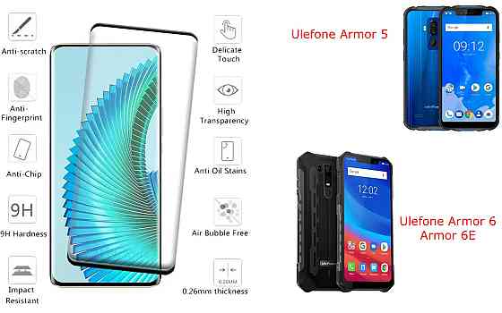 Захисне скло HyperGlass Pro для Ulefone Armor 5, Armor 6, Armor 6E – максимальна чутливість та захист Київ