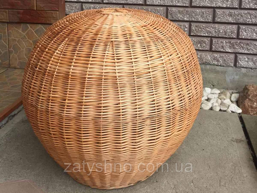 Плетеный светильник | люстра из лозы | дизайнерская плетеная люстра Киев - изображение 5