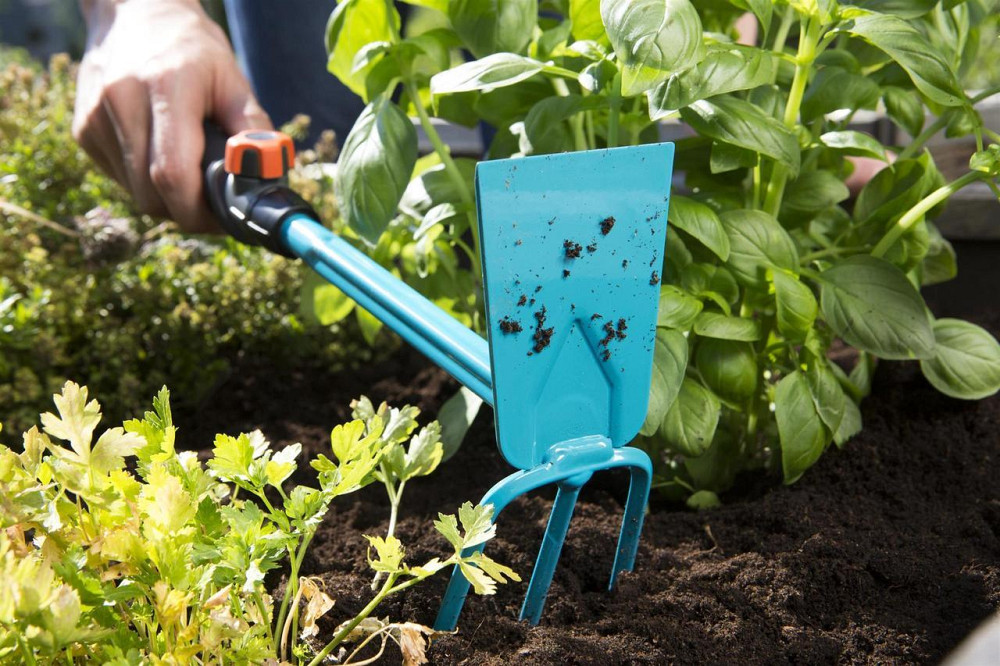 Сапка ручна Gardena Combisystem, 6,5 см, 3 зубці (08915-20.000.00) Ручка Харків - фото 7