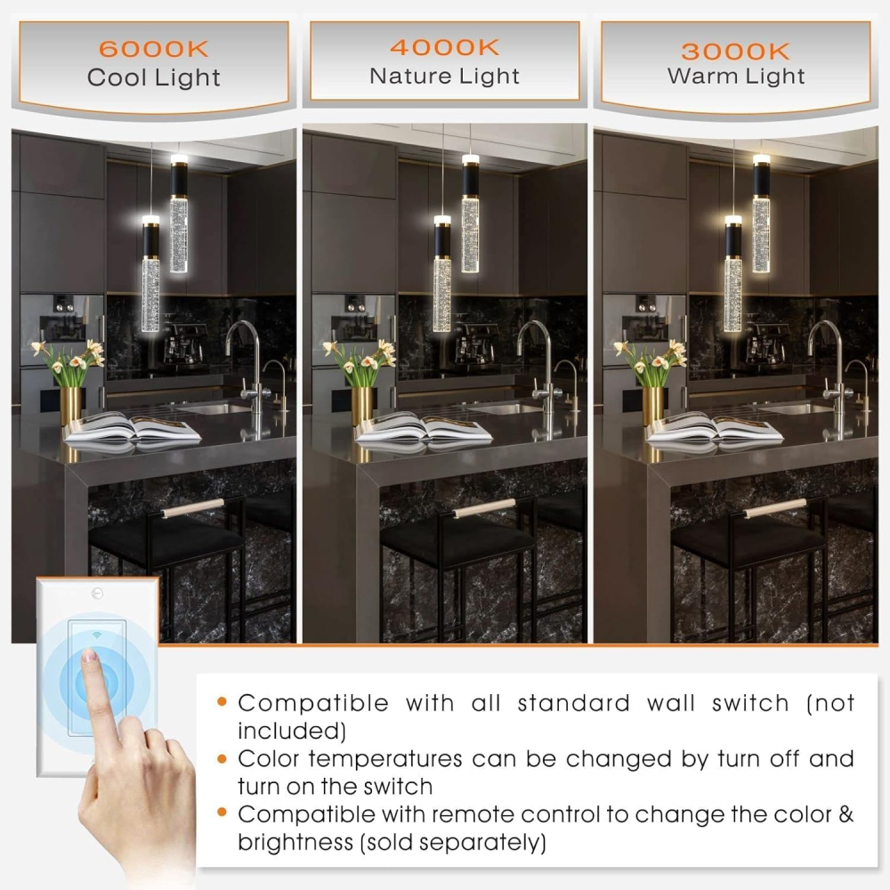 Сучасна кришталева підвісна люстра SXLXQM на 2 лампи Луцк - изображение 2