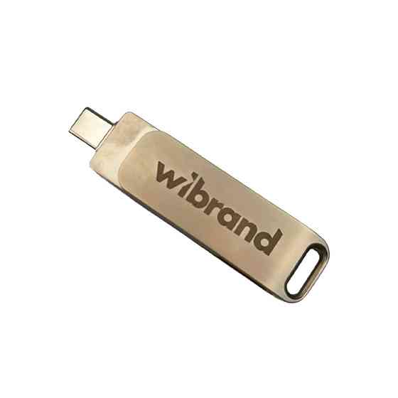 Портативний SSD Wibrand Wolf 1TB USB 3.2 Gen.2 Type-C/Type-A Read/Write 1000MB/s Silver Одеса