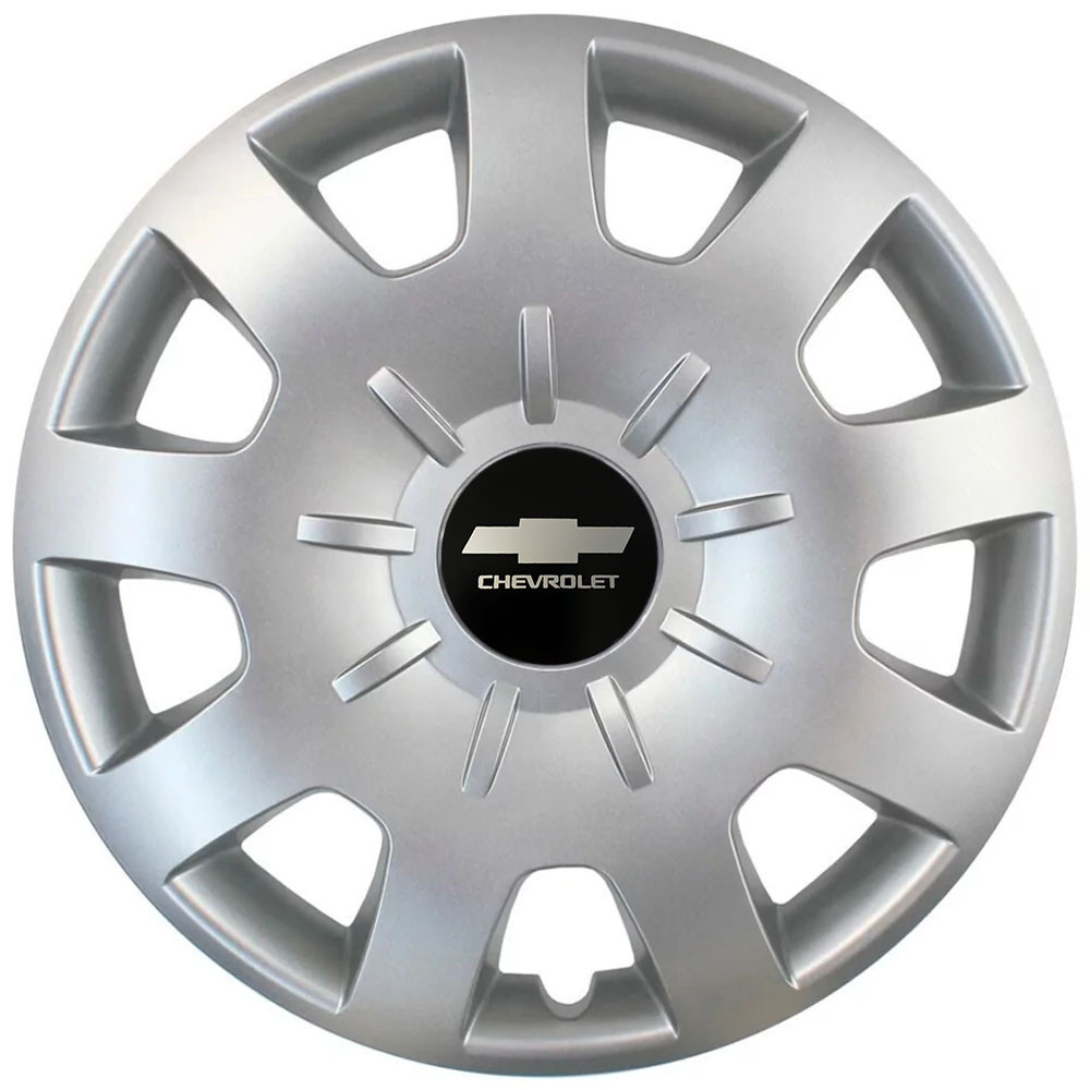 Автомобільні модельні ковпаки R15 Chevrolet 314 4шт, SJS, сріблясті Київ - фото 1