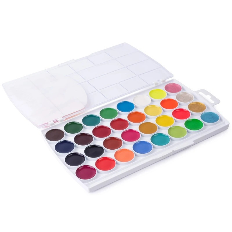 Акварельні фарби "Творчість без меж" 400126, 32 кольори Вінниця - фото 2