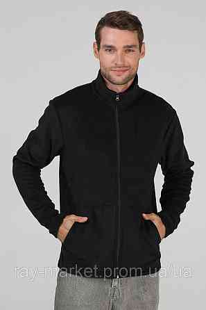 Кофта флісова на блискавці Ray Basic чоловіча чорна (U0501M-Black) XL Київ
