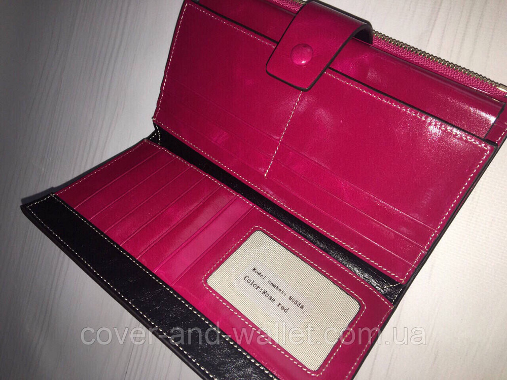 Стильный женский кошелек клатч из гладкой кожи Marco Coverna Киев - изображение 3