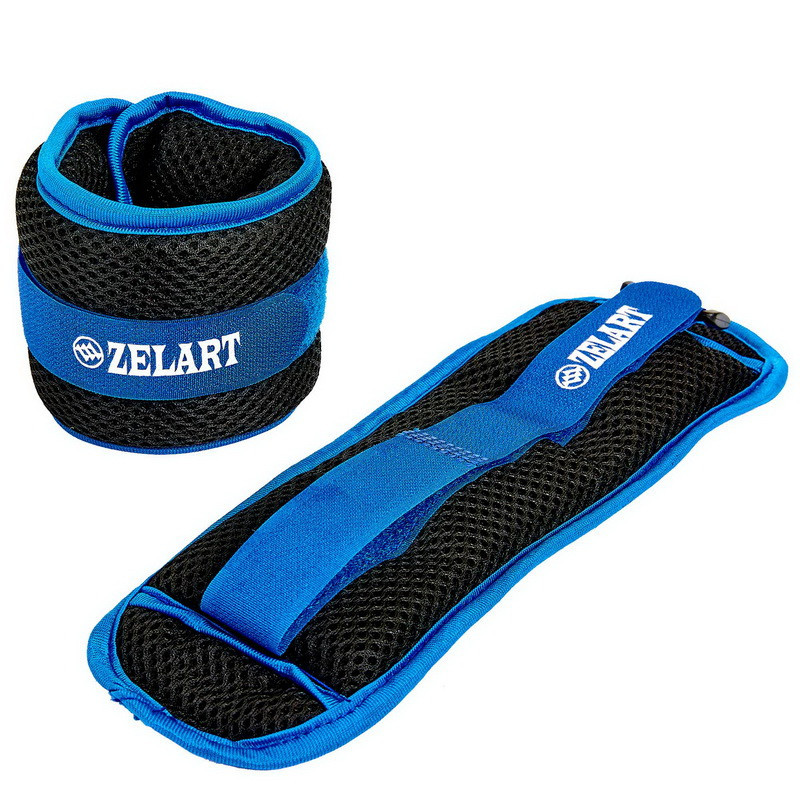 Обважнювачі-манжети водонепроникні Zelart FI-7210-1 2x0,5 кг Вишневе - фото 4