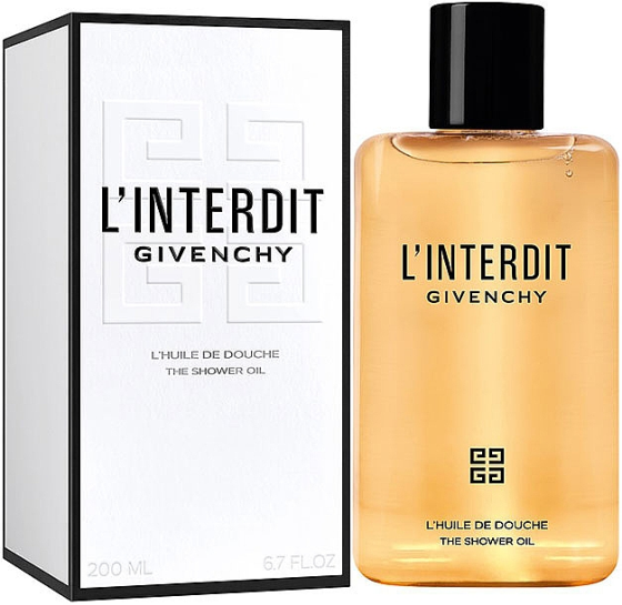 Масло для душа Givenchy L'Interdit Eau de Parfum 200ml Славянск