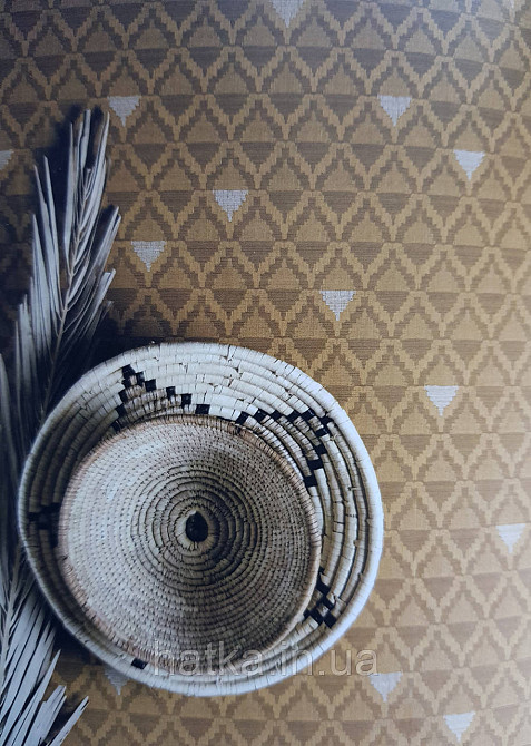 Шпалери флізелінові еко Khroma Zoom Bahia 0.53х10.05 геометрія смуги напівкола східний малюнок різні кольори Київ - фото 1