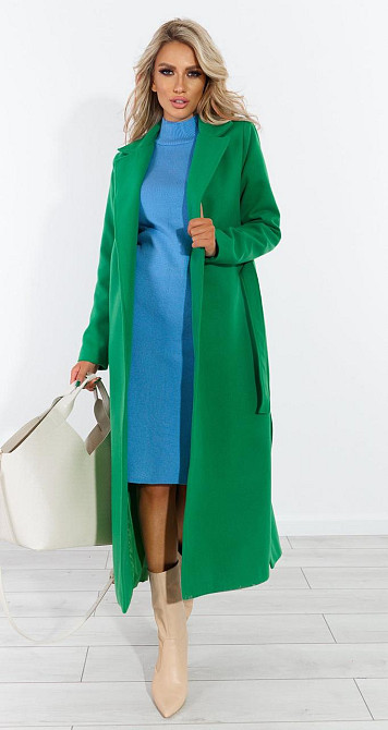 Кашемірове пальто з розрізами (42) Київ - фото 4