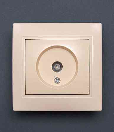 Розетка Valeso BK-2009 1-на телевізійна крем Коломыя