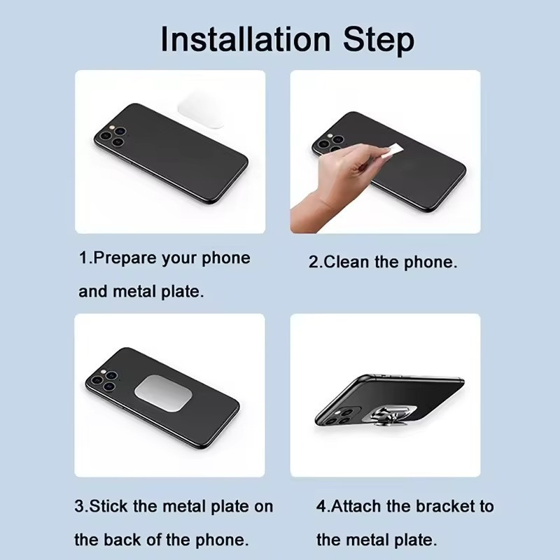 Тримач автомобільний, магнітний під телефон JK023, сірий Кам'янець-Подільський - фото 2