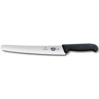 Кухонний ніж Victorinox Fibrox Pastry 26 см Serrated Black (5.2933.26) Вінниця