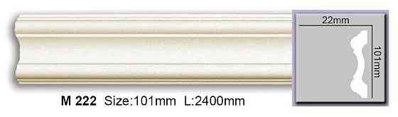 Молдинг гладкий полиуретановый Harmony M 222 Днепр