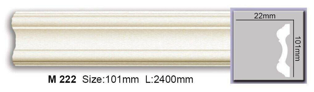 Молдинг гладкий полиуретановый Harmony M 222 Днепр - изображение 1