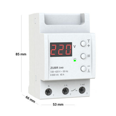 Реле напруги ZUBR D40 (4820120220425) Вінниця - фото 3