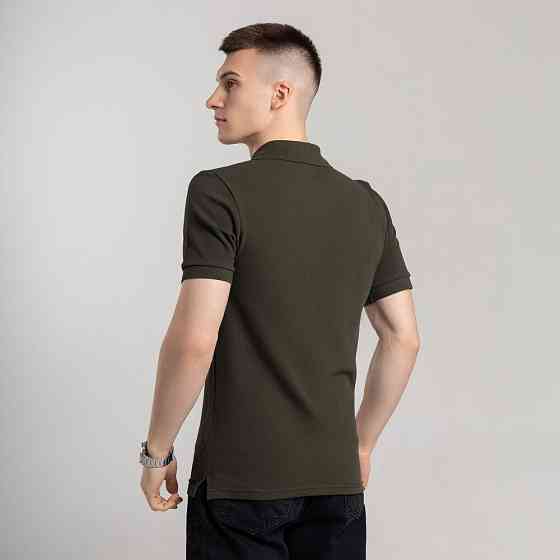 Хаки футболка поло весенняя черная. Легкое летнее мужское летнее хаки зеленое поло Pobedov Royal Киев