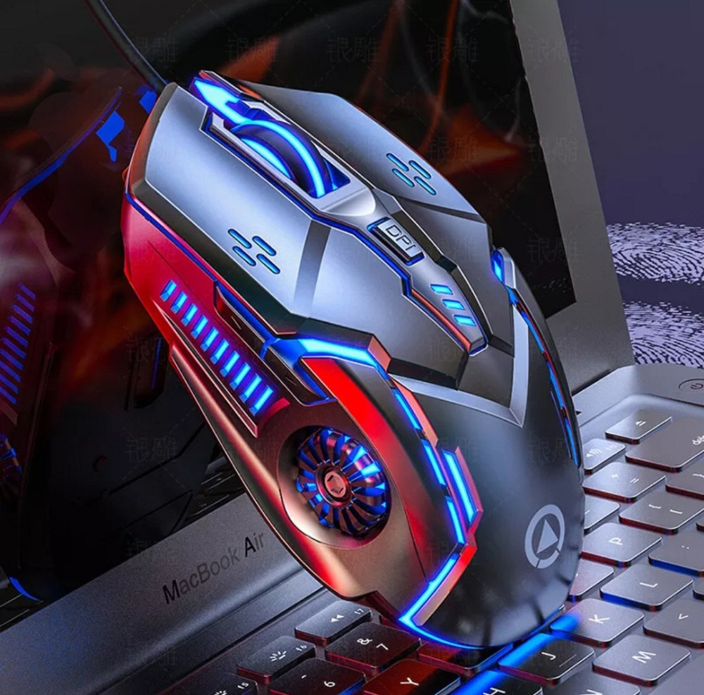 Миша ігрова G5, 2021 DPI, 7 кольорів, світлодіодна підсвітка RGB, для ноутбука/ПК Київ - фото 5