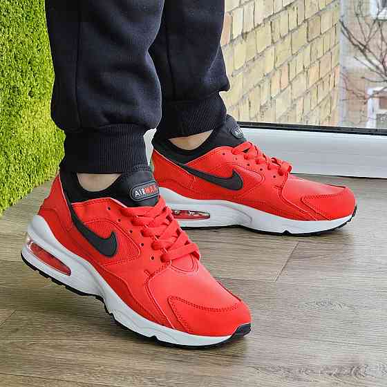 Чоловічі Червоні Кросівки Nike Air Max 93 Шкіряні Найк (розміри: 41,42,43,44,45) Відео Огляд Дніпро