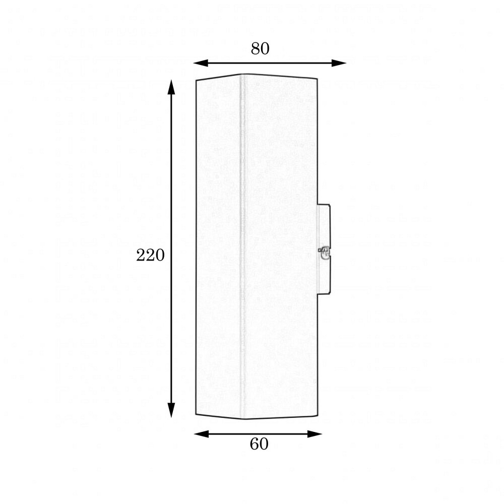 Бра металеве 2-Е27 Crocus SQ 2207 MR+GR Київ - фото 2