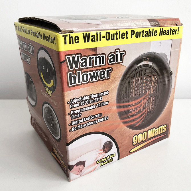Тепло-вентилятор Wonder Heater 900 Вт, Економічний обігрівач, Теплові обігрівачі HQ-152 для дому Київ - фото 7