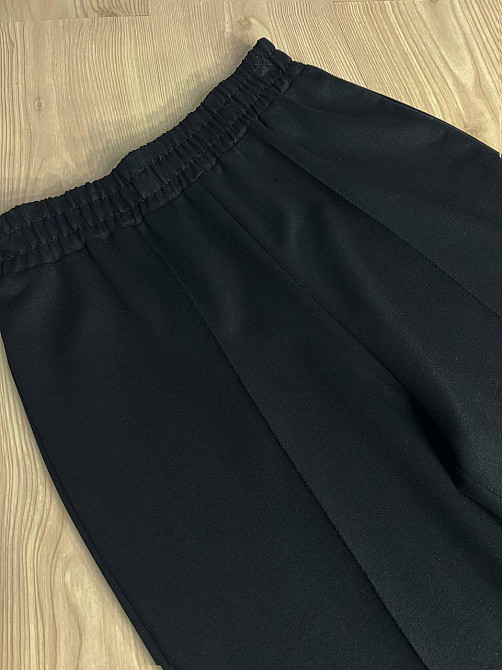 Брюки жіночі MY CITY 8286 палаццо-кльош з високою посадкою чорні, чорний, L Київ - фото 6