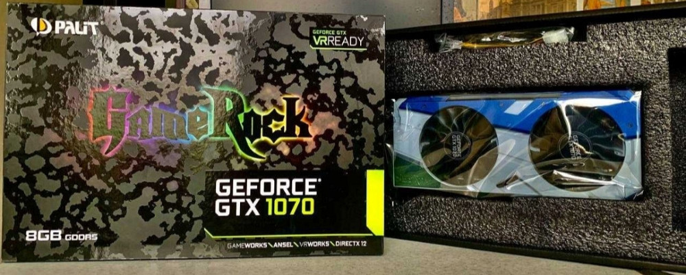 Відеокарта GeForce GTX 1070 8Gb. Palit Game Rock. Київ - фото 7