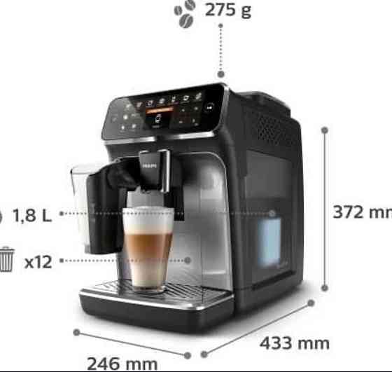 Кавомашина автоматична: Phillips Series 4300 EP4346/70 Харків