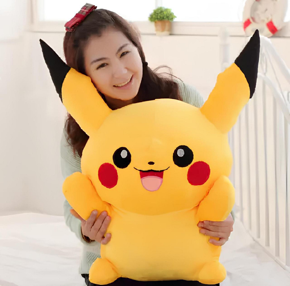 Плюшевый Пикачу RESTEQ — мягкая игрушка Pokemon 50 см, плюшевая игрушка Пикачу для детей и фанатов аниме Киев - изображение 7
