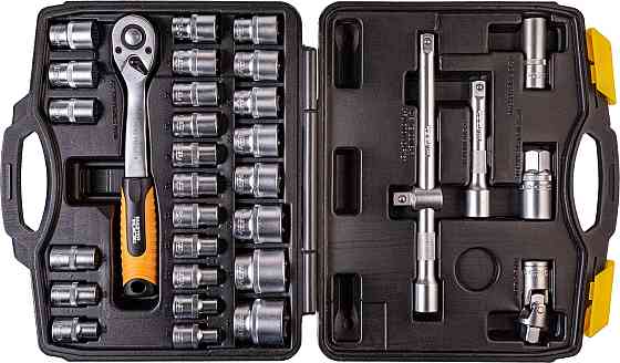 MASTERTOOL Набір інструментів MASTERTOOL PROFI ½" 32 шт 8-32 мм CrV50BV30 протиударний кейс 78- Коломия