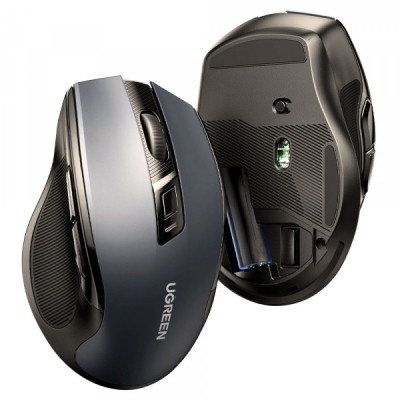 Мишка Ugreen MU006 Ergonomic Wireless Gray/Black (15063) Вінниця - фото 11