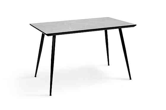Стіл Торнадо, 120*70, чорний/MDF сірий бетон Київ