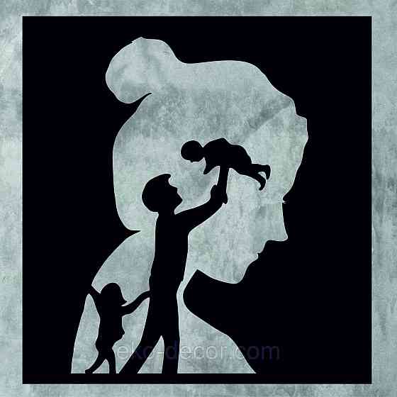 Декоративне настінне Панно «Родина», Декор на стіну Київ