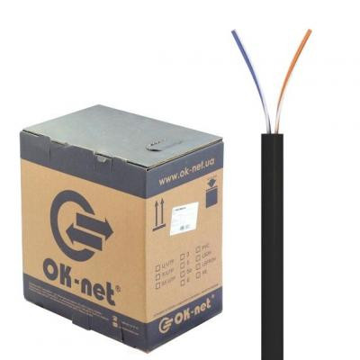 Кабель сетевой OK-Net UTP 305м cat.5 2 пары outdoor (U/UTP-cat.5) (КПП-ВП (100) 2*2*0,50 / 305) Винница - изображение 1