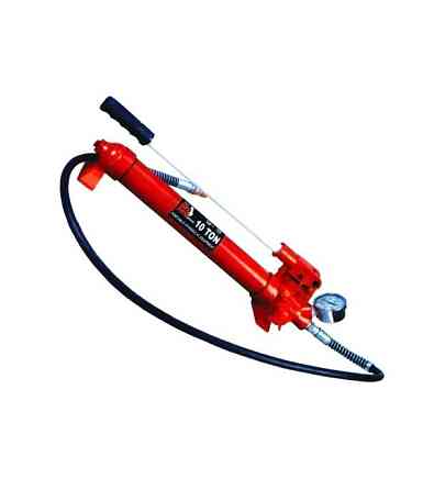 Насос гідравлічний зі шлангом з манометром 10 тонн T71001B1 Вінниця