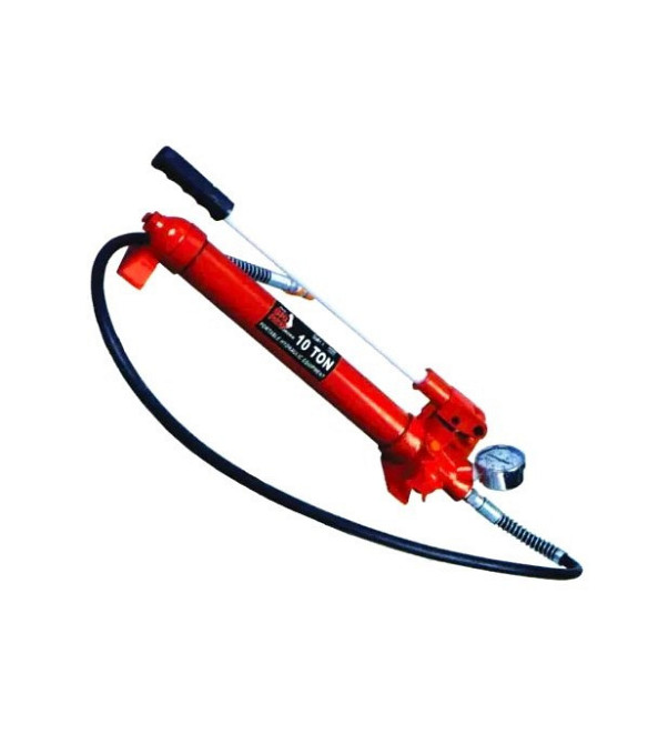 Насос гідравлічний зі шлангом з манометром 10 тонн T71001B1 Вінниця - фото 1