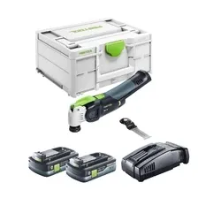Festool VECTURO OSC 18 E-Basic akumulatorowe narzędzie oscylacyjne V Starlock Max Brushless + 2x Акумулятор 4,0 Ah szybka Киев - изображение 1