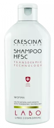 Шампунь для стимуляції росту волосся у жінок з трансдермальною формулою Transdermic HFSC Shampoo Woman Crescina, 200 мл Дніпро