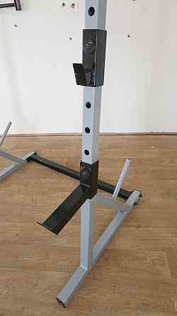 Стойки под штангу со страховкой и турником 50 на 50 мм Стойки, скамьи для жима и приседаний Киев