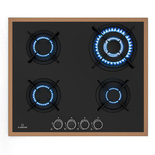 Варочная поверхность Klarstein Lumiflame , 4 palniki, miedziana rama, zapłon електрична, 8 kW Киев - изображение 1