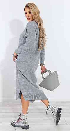 Довга в'язана сукня (48-52) Київ